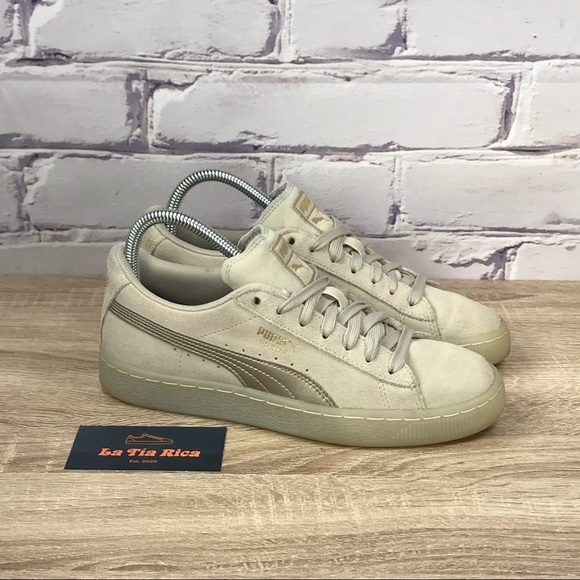 puma suede oatmeal
